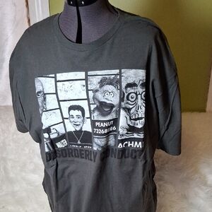 Tultex Men's Charcoal Graphic Tee